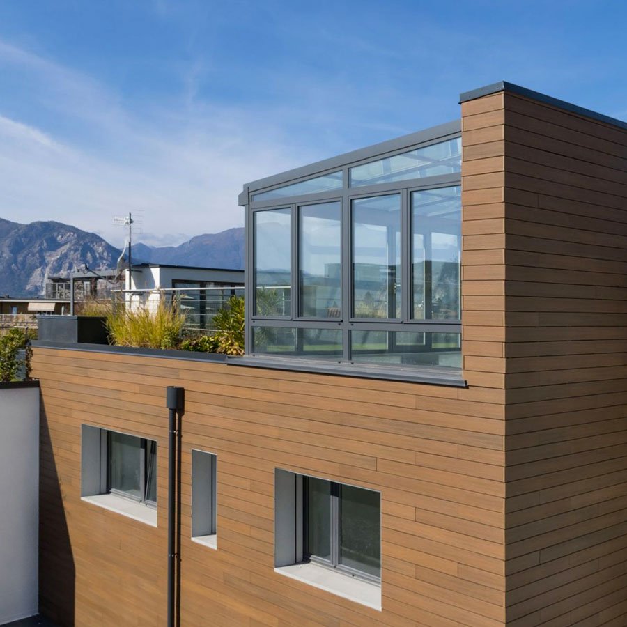 rivestimento esterno in legno