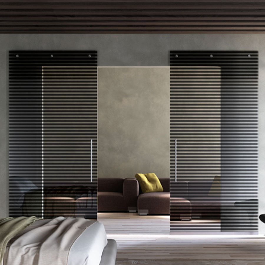 porte in vetro scorrevoli