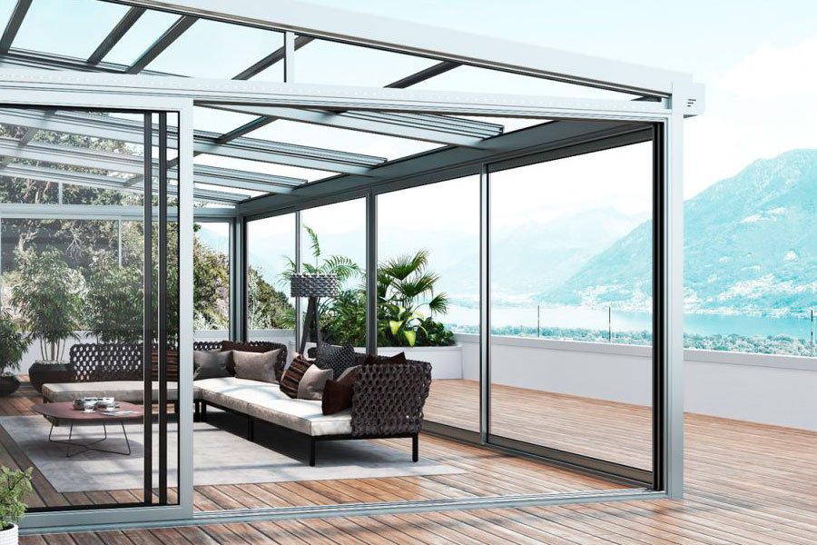 serra bioclimatica per ville