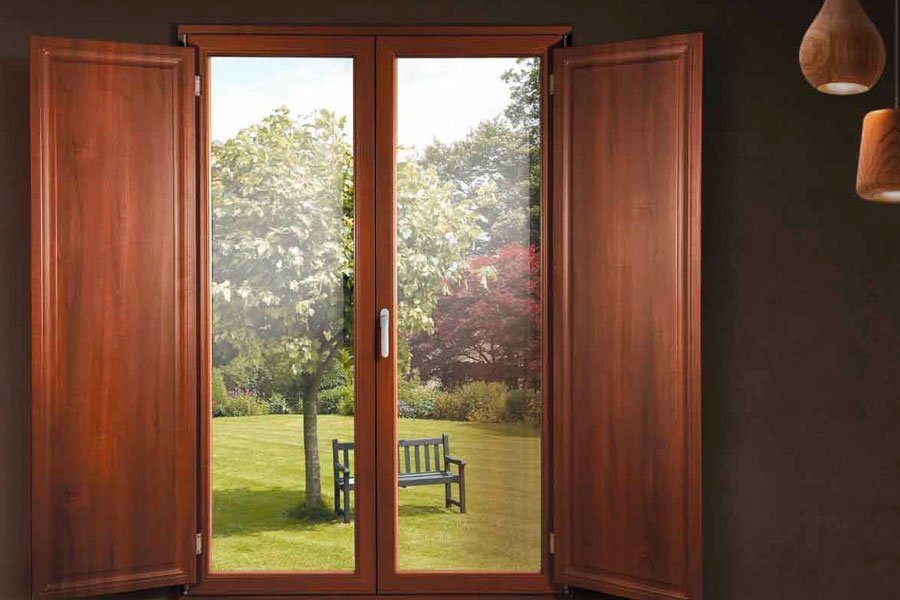 Finestre in pvc effetto legno Oknoplast