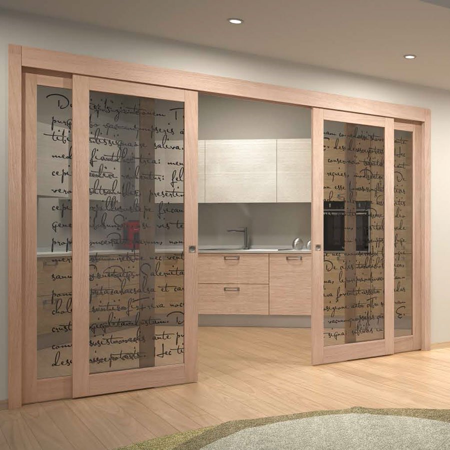 porte scorrevoli doppia anta Flessya