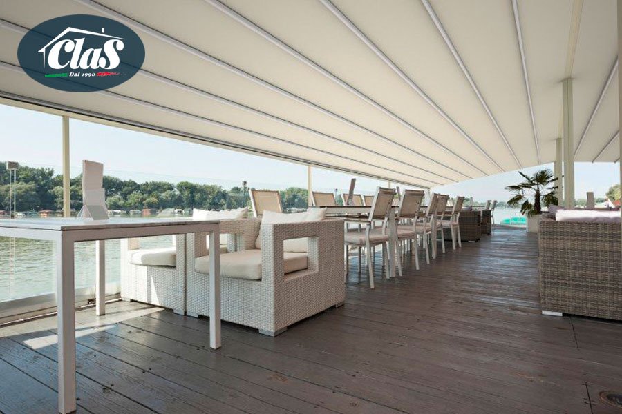 pergotenda chiusura in cistal