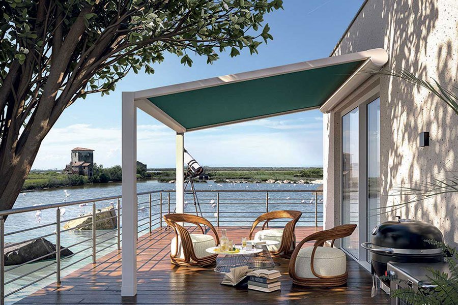 pergotenda in alluminio