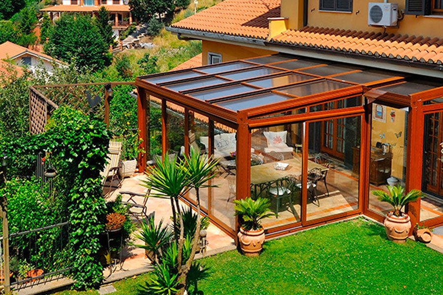 serra bioclimatica per appartamento