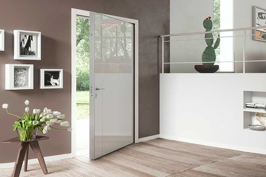 porta blindata bianca